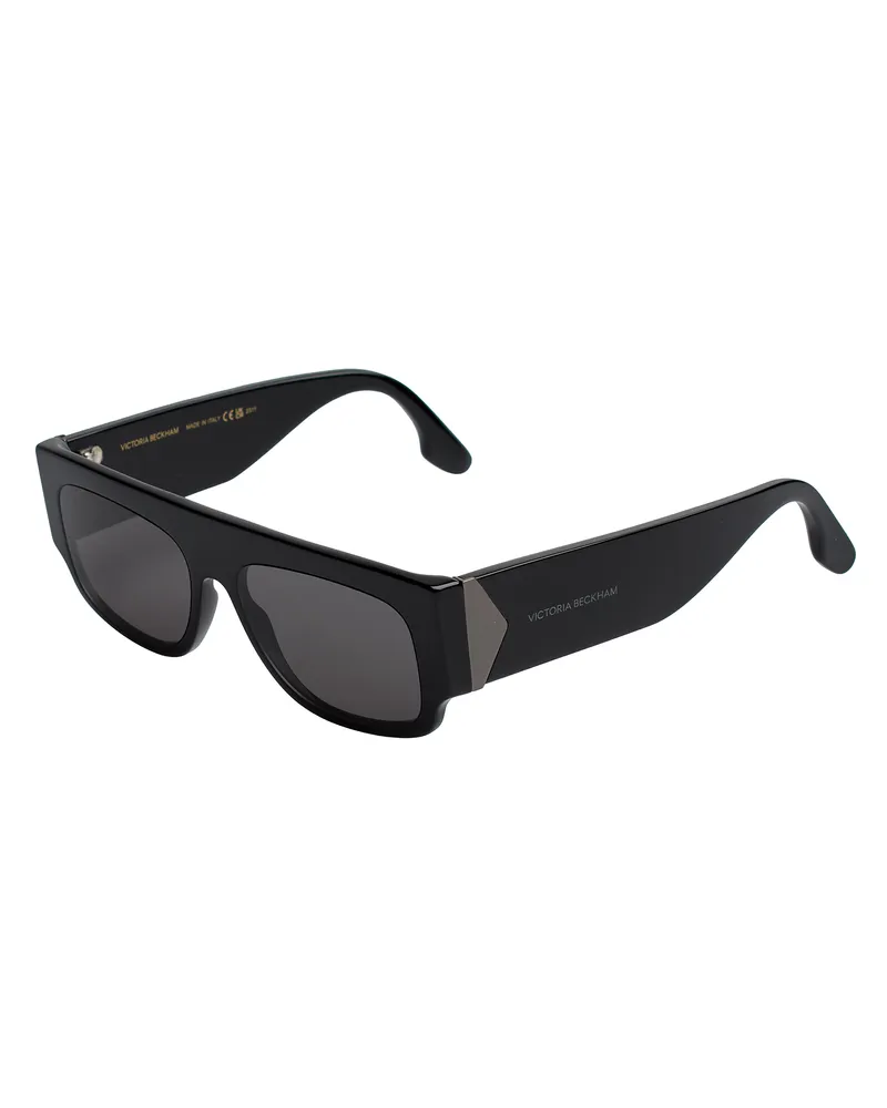 Victoria Beckham Rechteckige Sonnenbrille VB666S Damen Schwarz