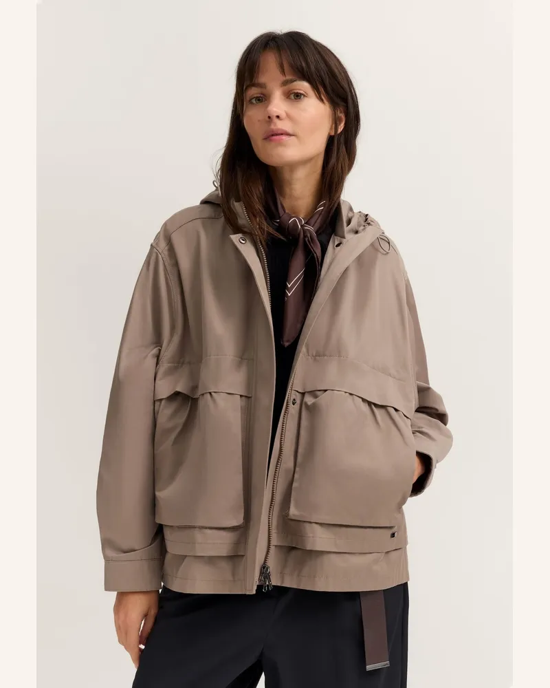 Bugatti Damen Blouson Oversized wasserabweisend Braun