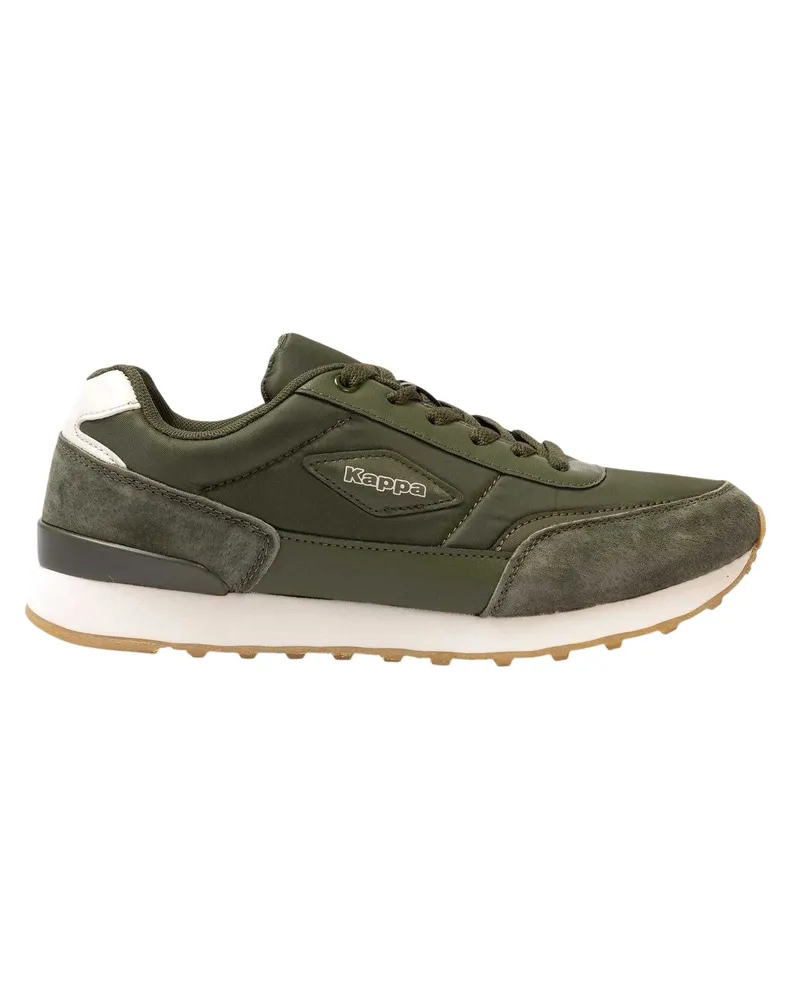 Kappa Sneaker für Herren, Wildleder, Flach (Armee-Grün Braun