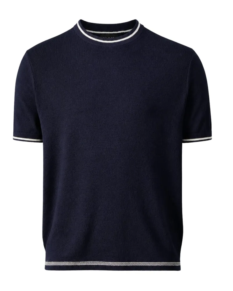 Ted Baker Eriks Regular Strukturiertes T-shirt In Marineblau Marineblau