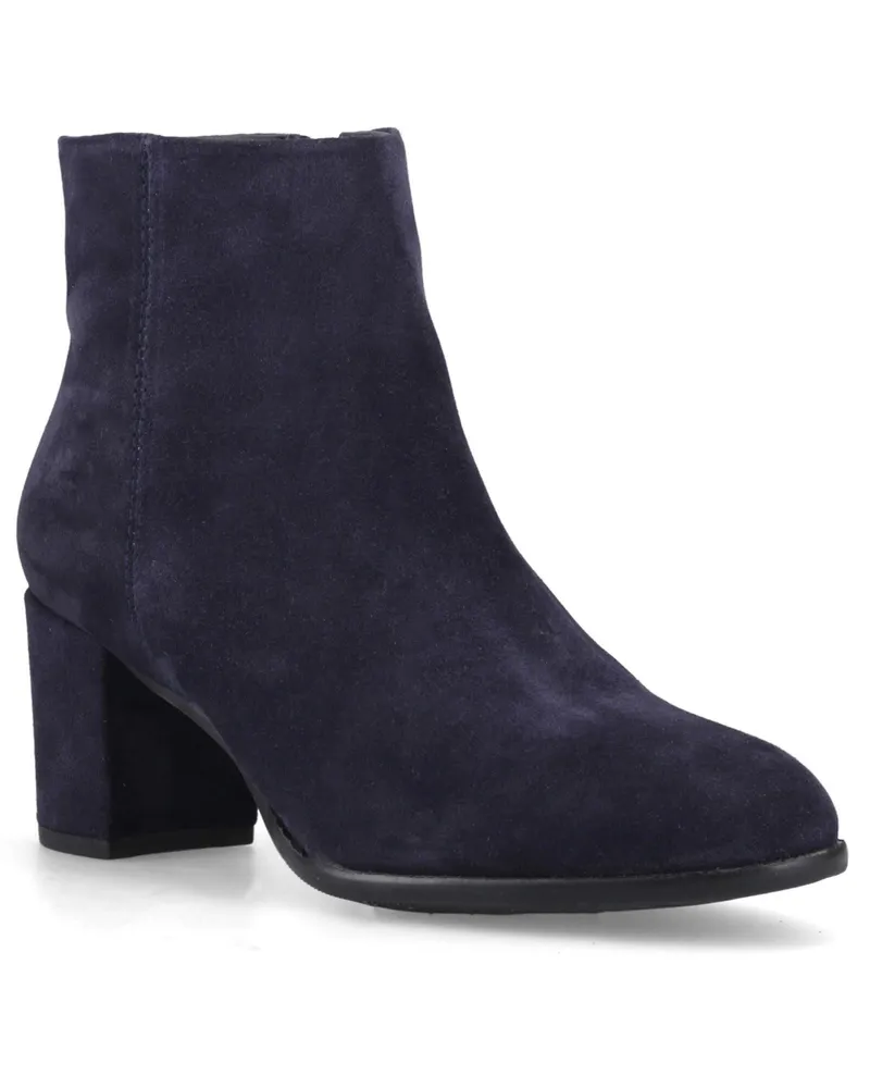 Hush Puppies Claridy Wildleder Stiefeletten mit Absatz - Marineblau Marineblau
