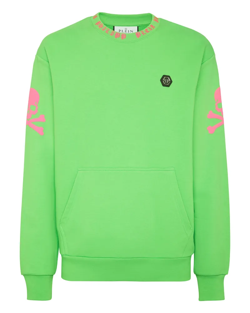 Philipp Plein Sweatshirt Skull&Bones Grün