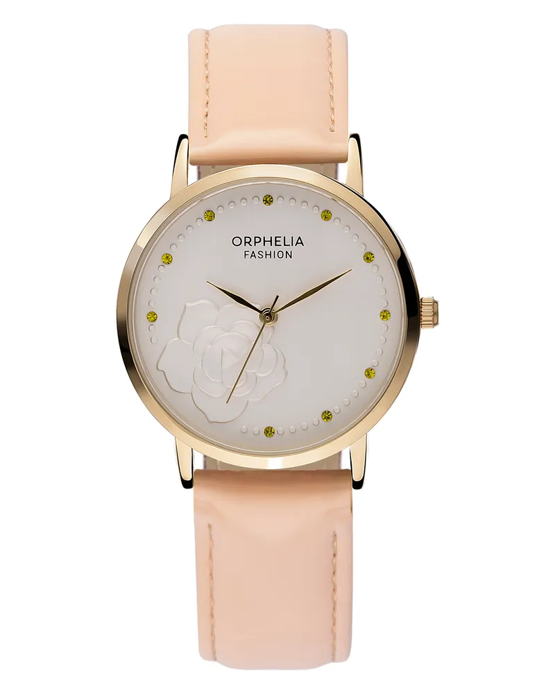 Orphelia Fashion Petal Blossom Damenbeige Uhr OF711901 Beige