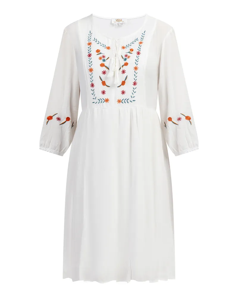 Usha Kleid Damen weiss Weiß