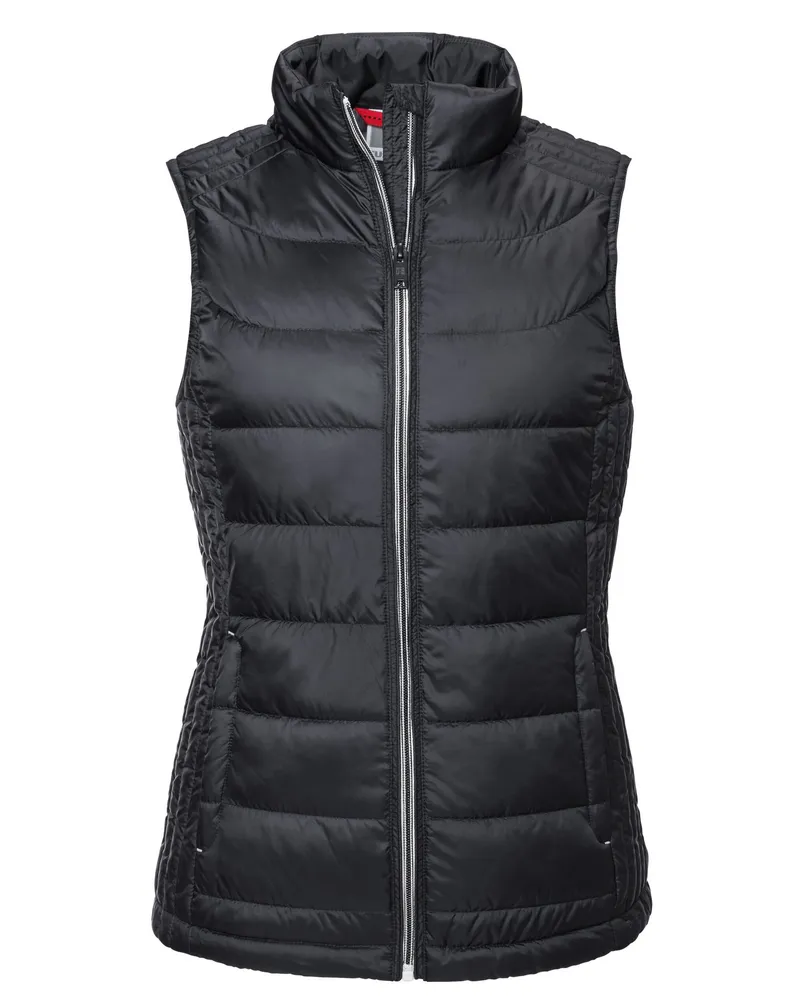 Russell Athletic Russell Womens/Ladies Nano Padded Body Warmer (Schwarz Schwarz