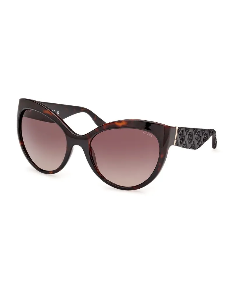Guess Braune Harzsonnenbrille Braun