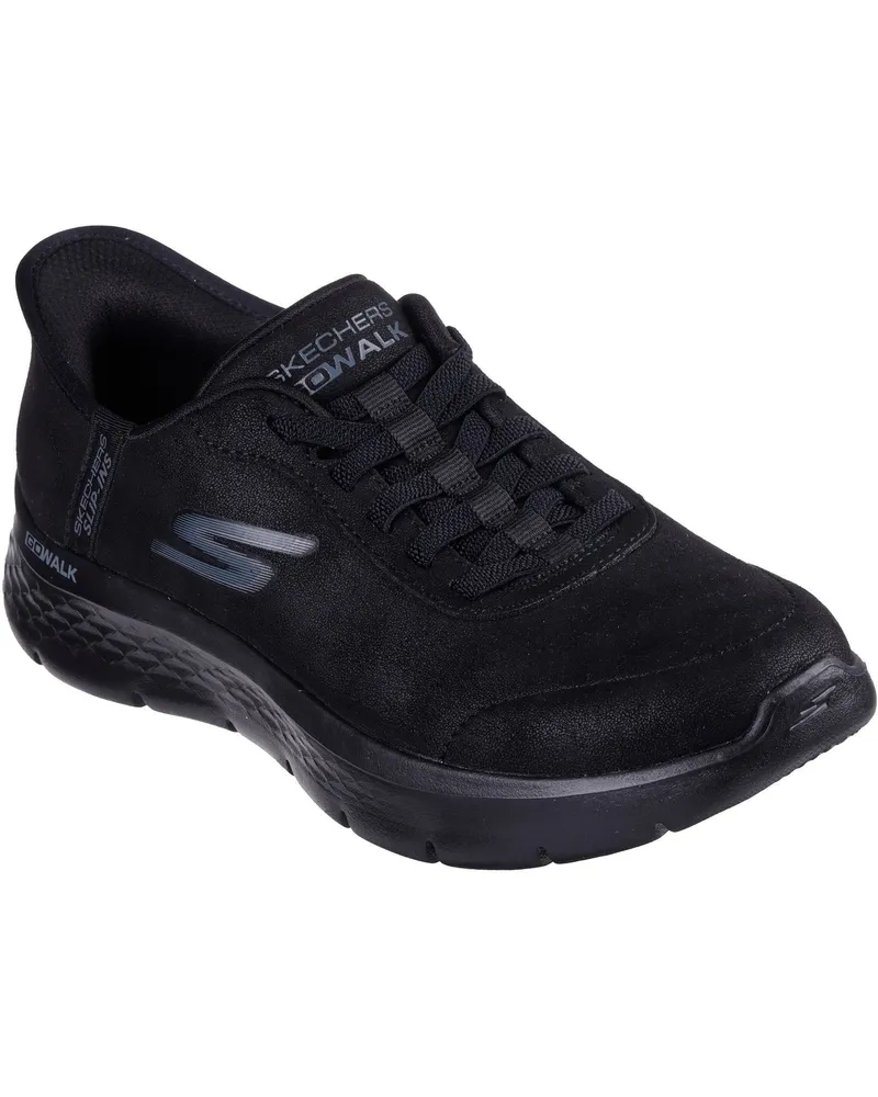 Skechers Go Walk Flex Mali Damen Sneaker in Schwarz aus Textil Schwarz