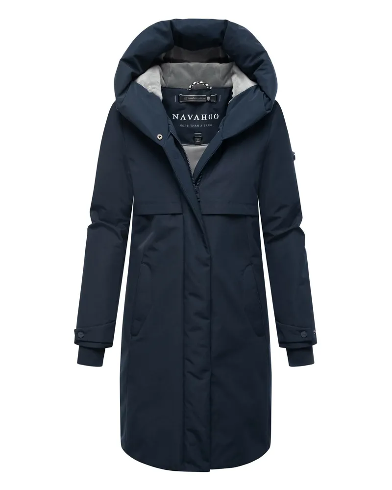 NAVAHOO Domingaa Damen Wintermantel – elegant, warm & funktional Blau