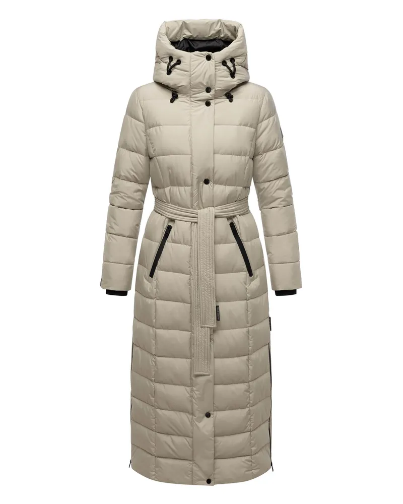 NAVAHOO Damen Winter Steppmantel Das Teil – Elegant & Warm Grau