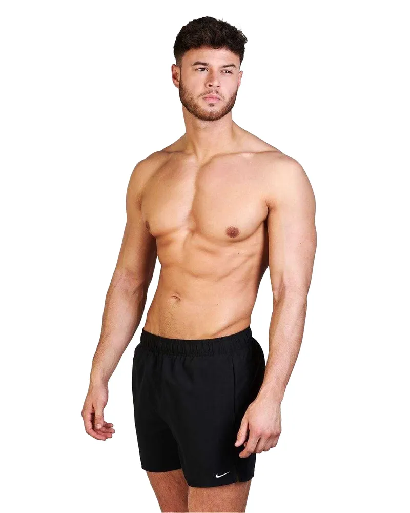 Nike Badeshorts für Herren, Regulär (Schwarz Schwarz