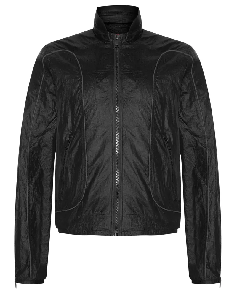 Diesel Motor Cross Style" Trainingsjacke für Herren (Schwarz Schwarz