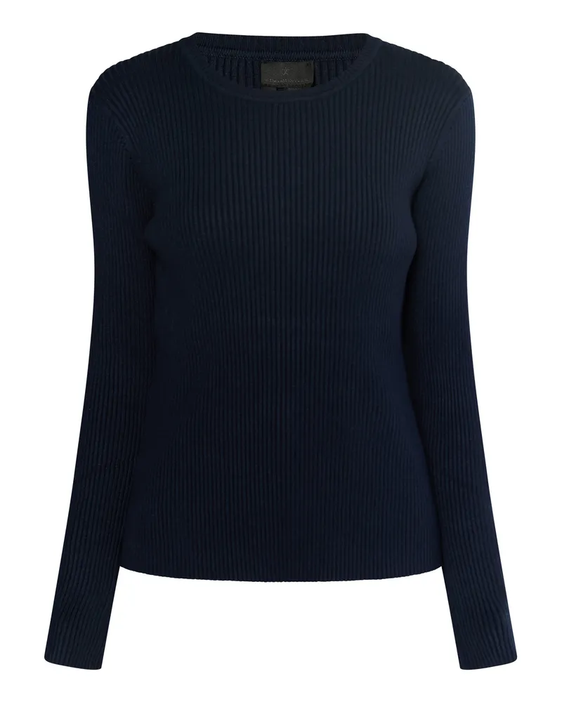 DreiMaster Strickpullover Damen Marine Marineblau