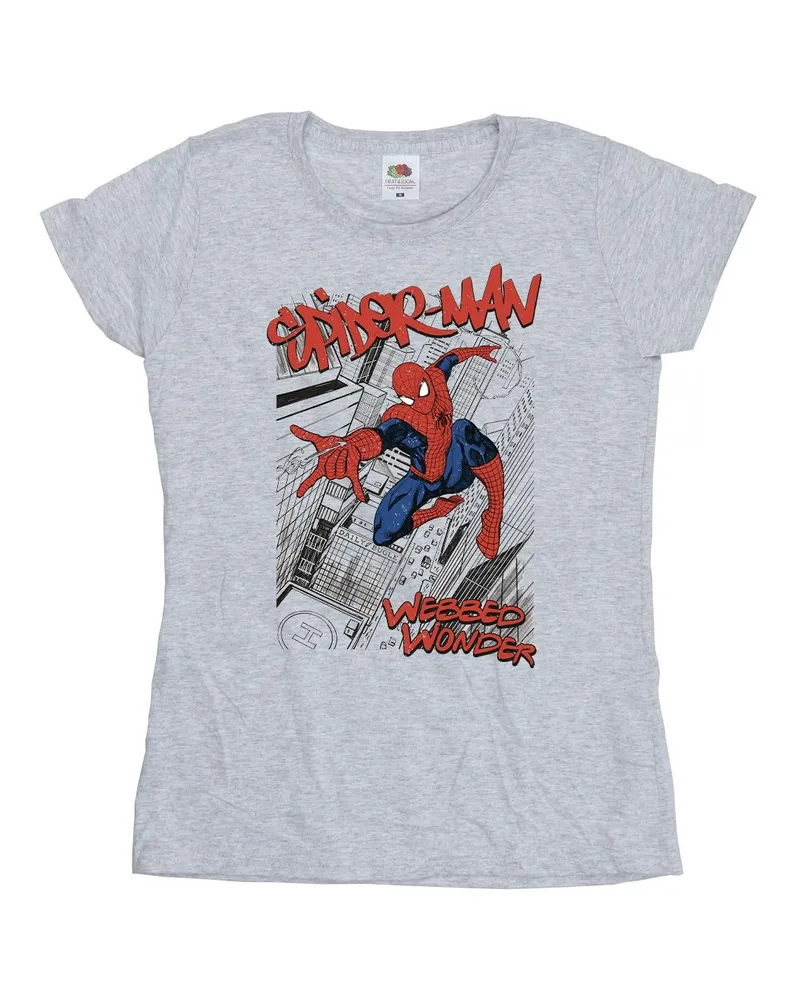 Marvel T-Shirt für Damen (Grau Hellgrau
