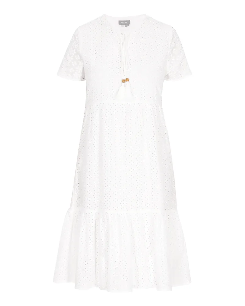 Usha Kleid - Weiß Weiß