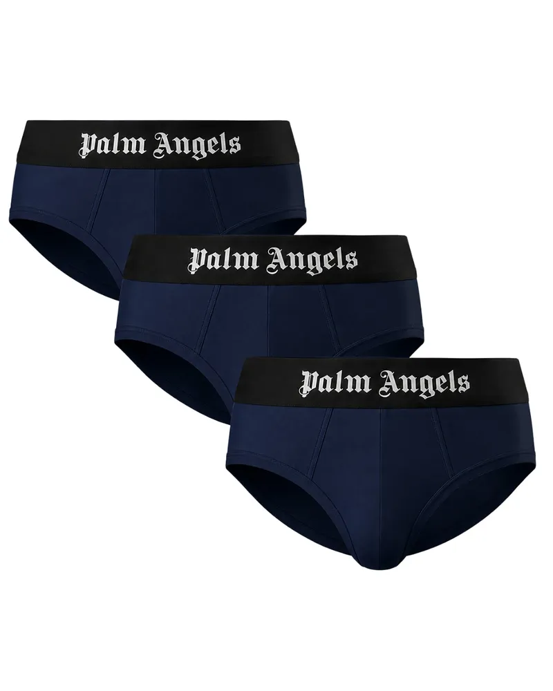 Palm Angels Herren-Slips in Marineblau (Mehrfachpack Marineblau