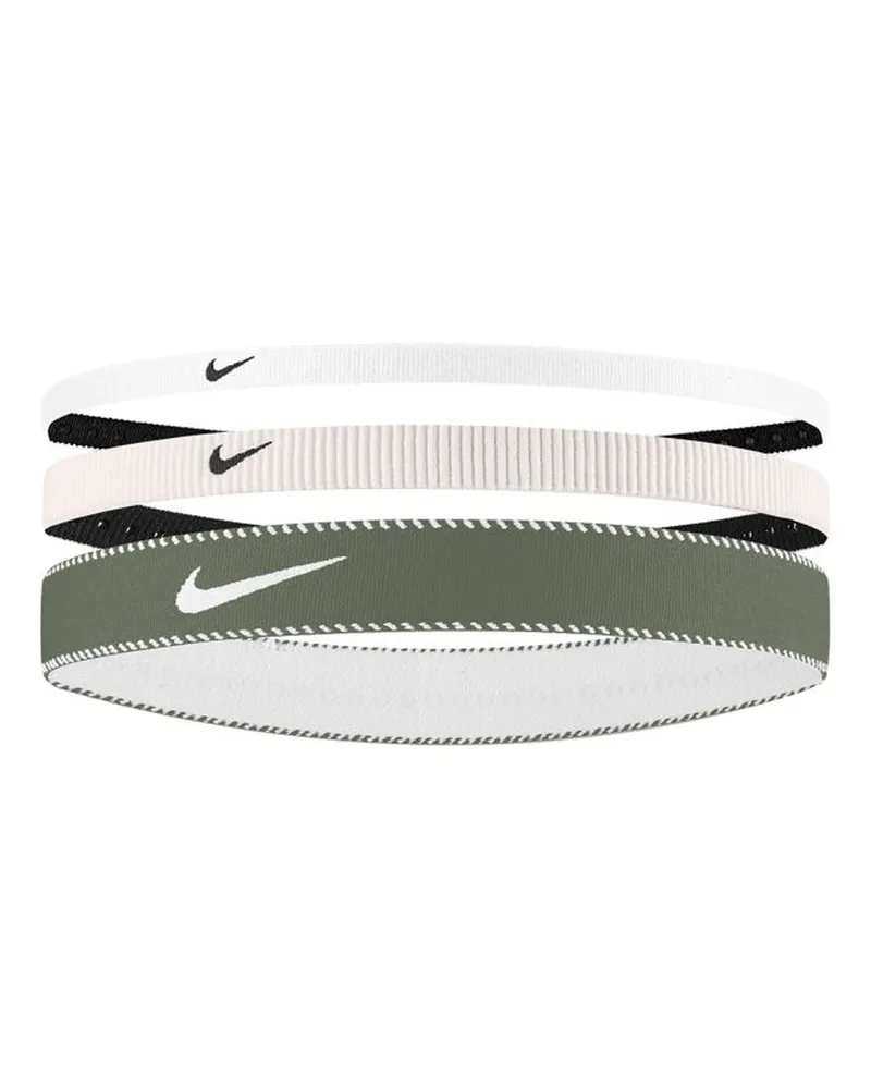 Nike Stirnband, Flex, Klassisch (3er-Pack) (Hellrosa/Grau/Weiß Hellrosa