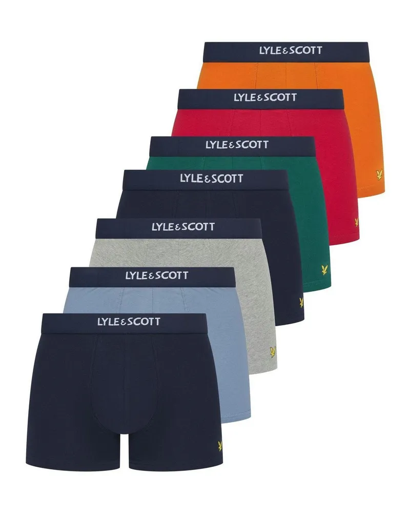 Lyle & Scott Topaz" Retropants für Herren (7er-Pack) (Bunt Grün