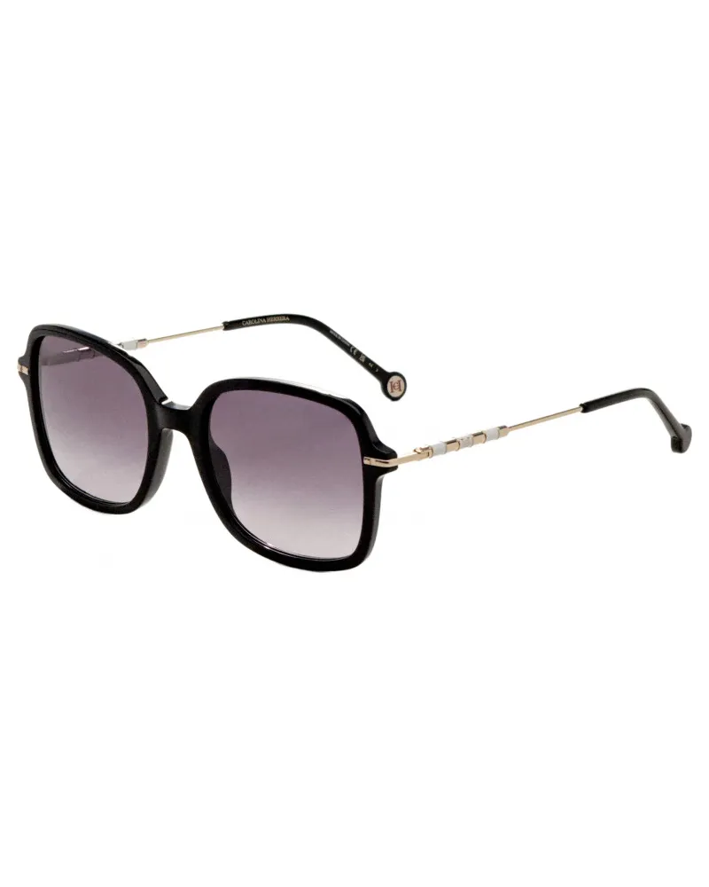 Carolina Herrera New York HER0101S-0807-9O HER0101S 55 0807 9O Sonnenbrille Schwarz