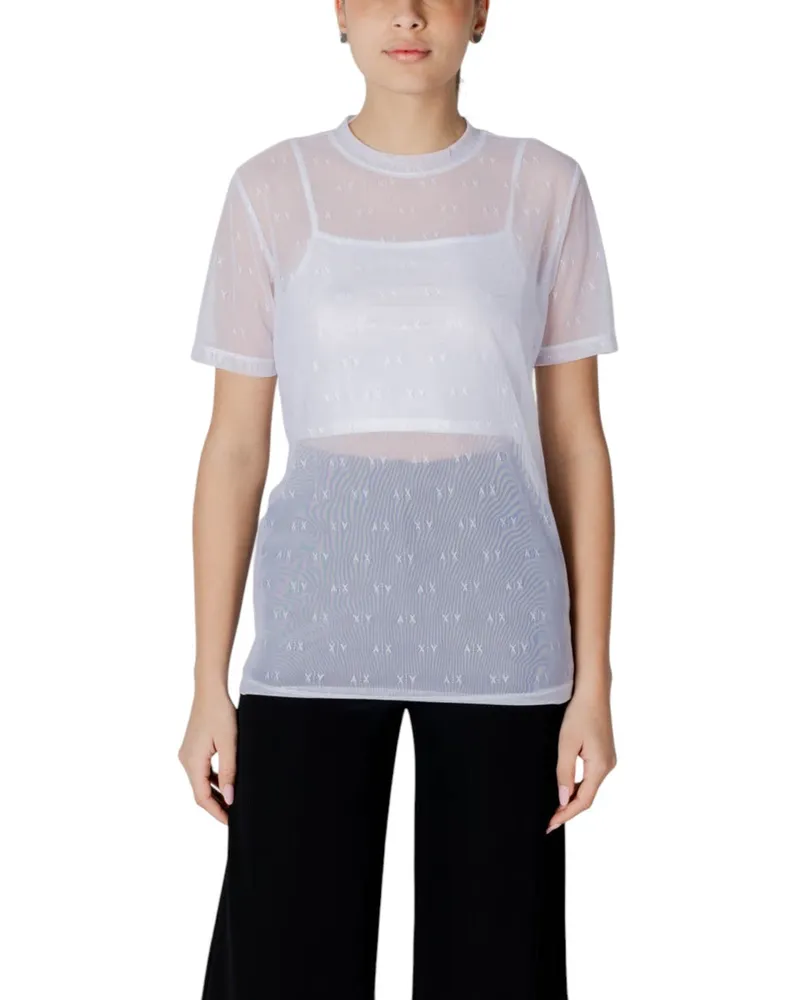 Armani Exchange Damen T-Shirt Weiß