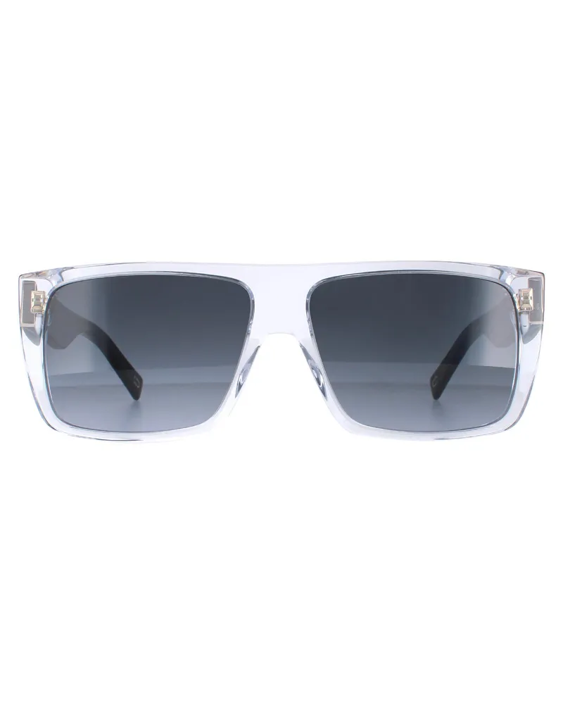 Marc Jacobs Rectangle Unisex Crystal Schwarz Dunkelgrau Gradient 096/S Transparent