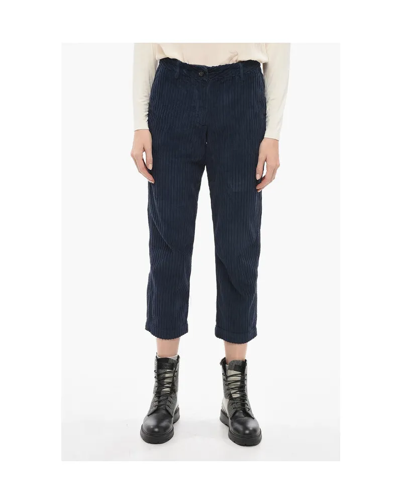 Woolrich Cordhose in weiter Passform in Blau Blau