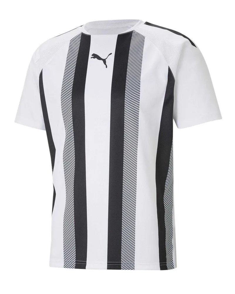 Puma Team Liga" T-Shirt für Herren (Weiß/Schwarz Weiß