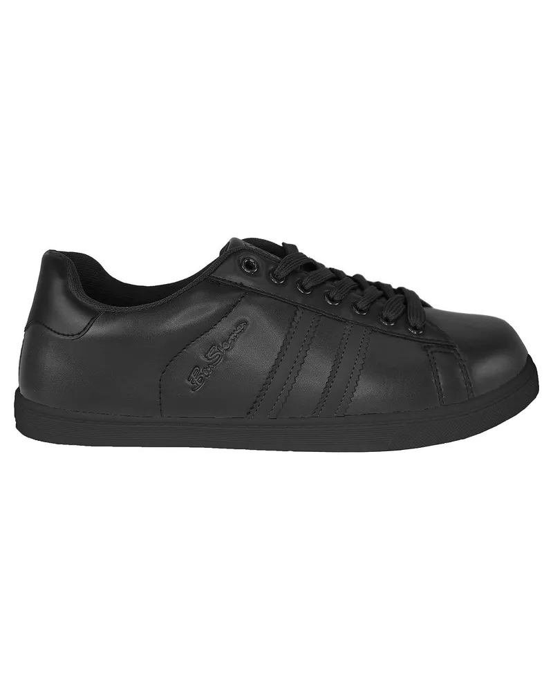 Ben Sherman Gerson Herren Black Trainer Schwarz