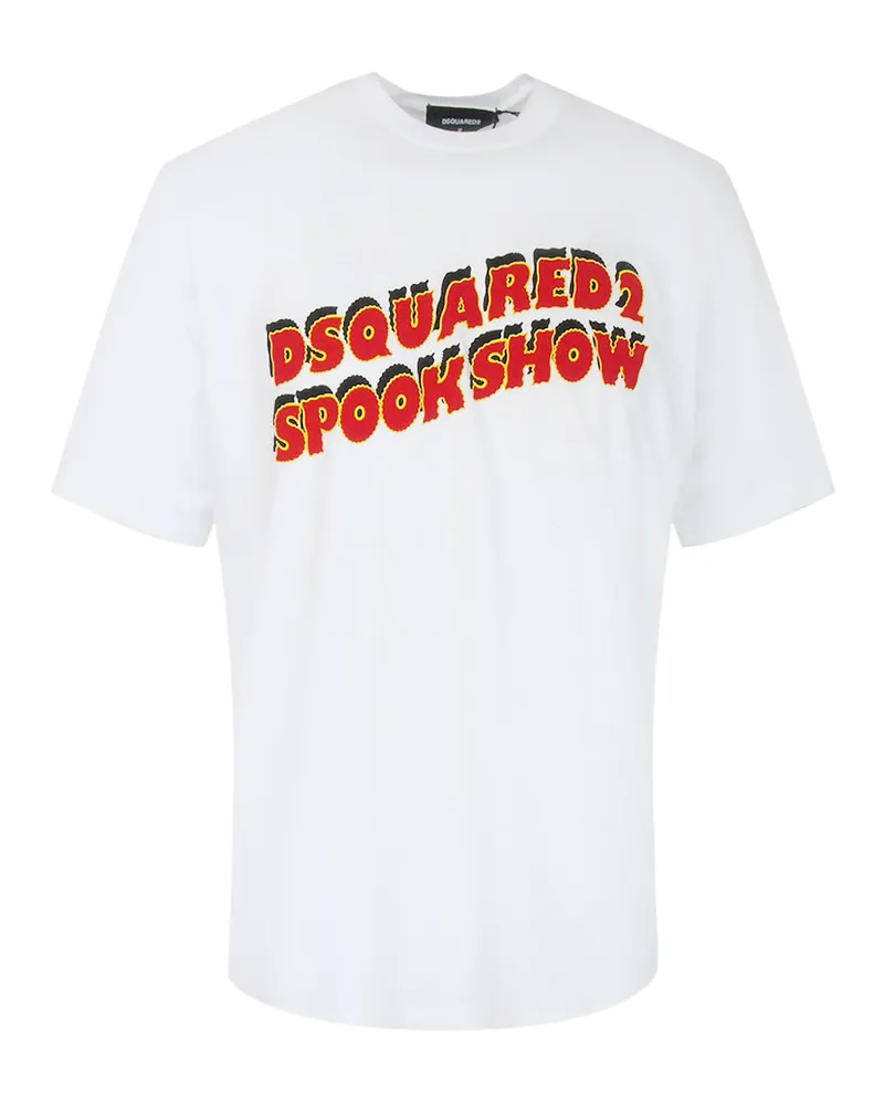 Dsquared2 Logo T-shirt Weiß Weiß