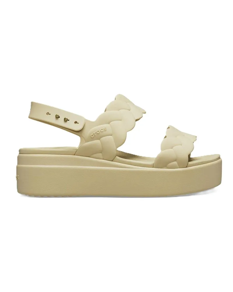 Crocs Damen  Brklyn Wvn Upr in Chai Creme
