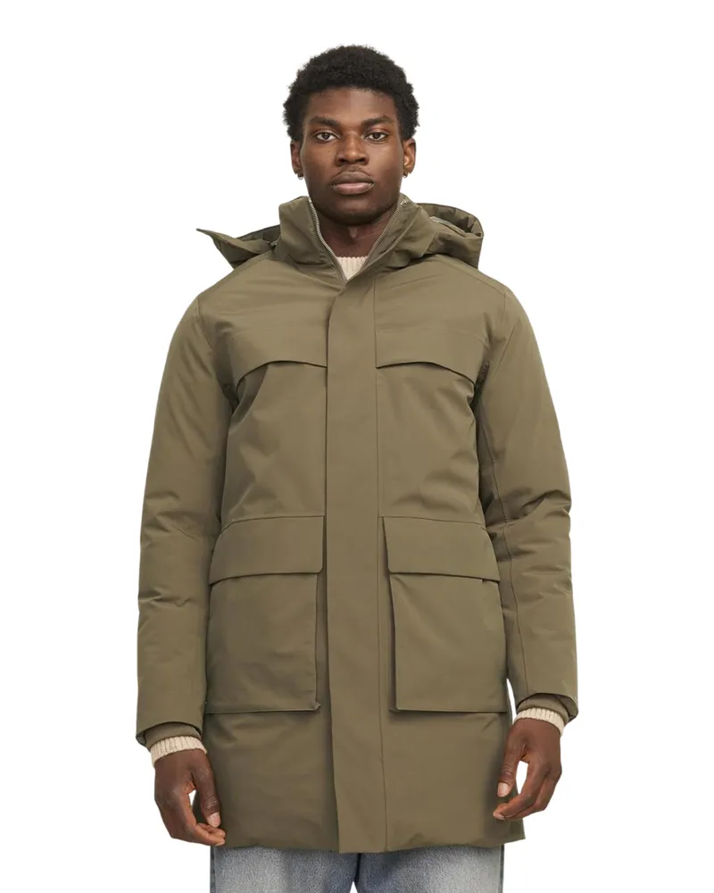 Jack & Jones Jack And Jones - Parka für Herren, leger (Meeresschildkröte Khaki