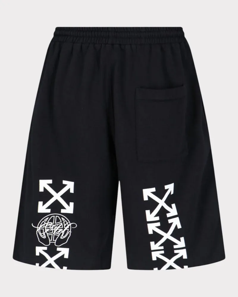OFF-WHITE Exact Opposite Skate Sweatshorts Schwarz Schwarz