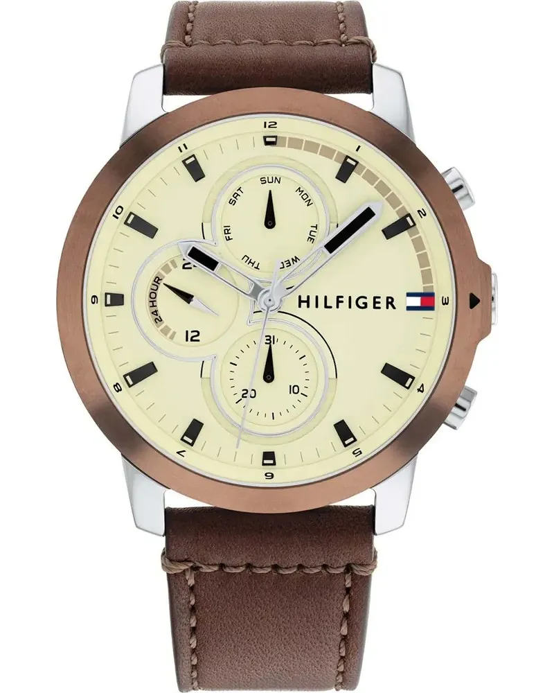 Tommy Hilfiger Jameson Le Herrenbraun Uhr 1792053 Braun