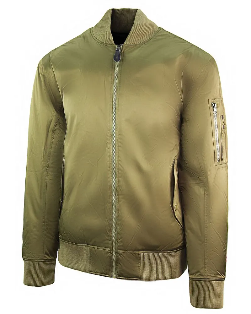 Nike Long Sleeve Reißverschluss Khaki Herren Bomberjacke 443877 212 Khaki