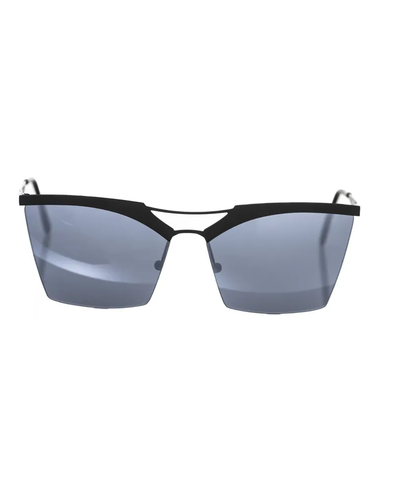 Frankie Morello Geometrische Sonnenbrille Modell Fr22089 Schwarz