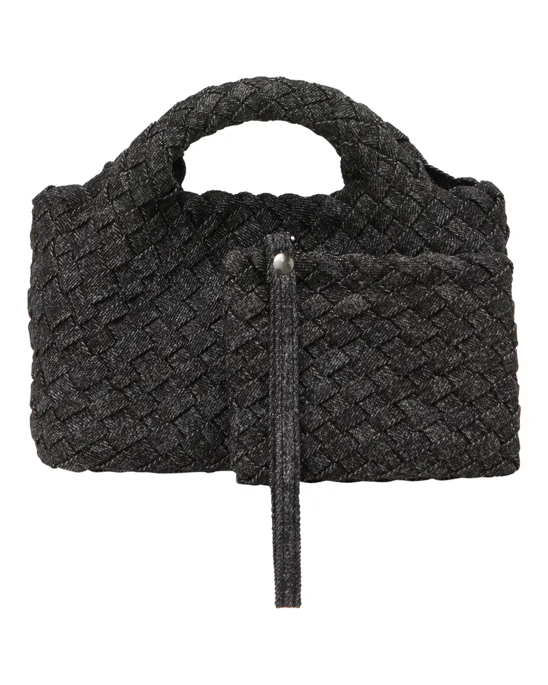 FAINA 2-IN-1-Tragetaschen-Set 2-IN-1-Tragetaschen-Set Frauen Schwarzer Denim Schwarz