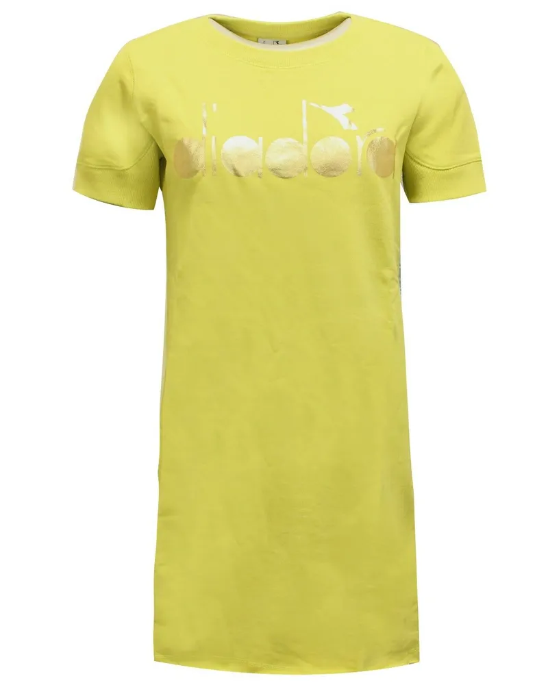 Diadora Sportswear Womens Yellow Kleid Grün