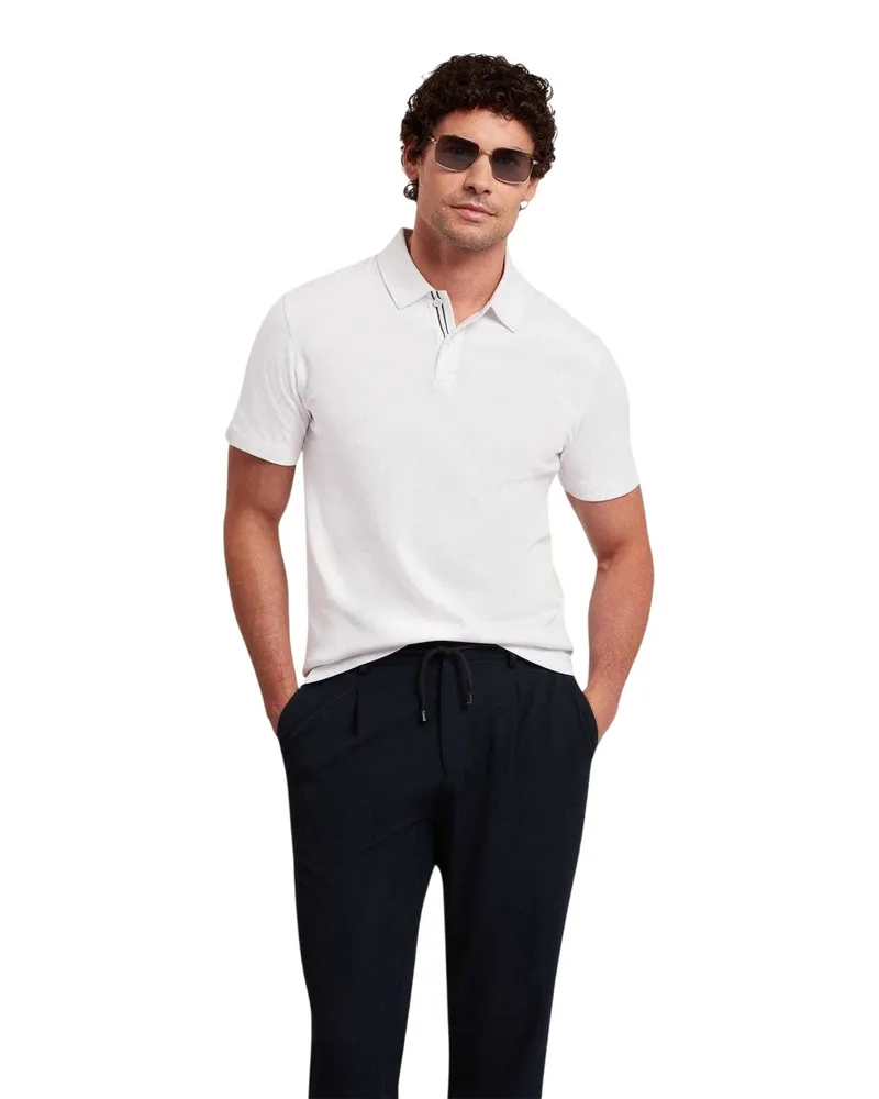 Ted Baker Poloshirt für Herren (Weiß Weiß