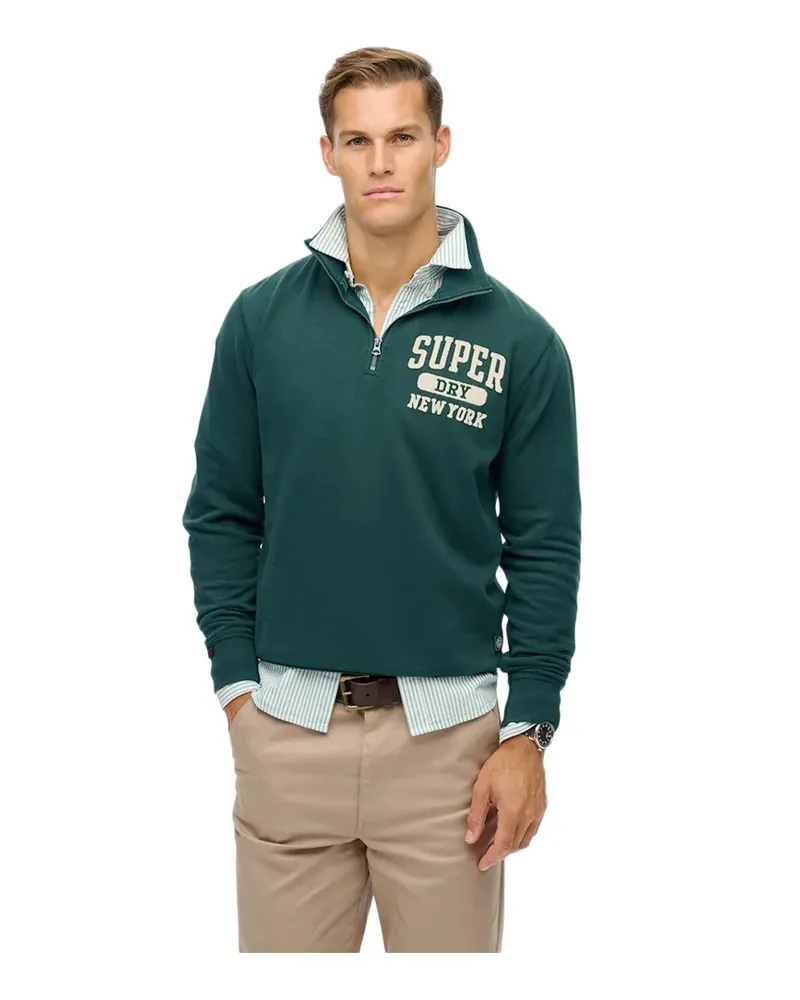Superdry. Herren-Sportsweatshirt Grün