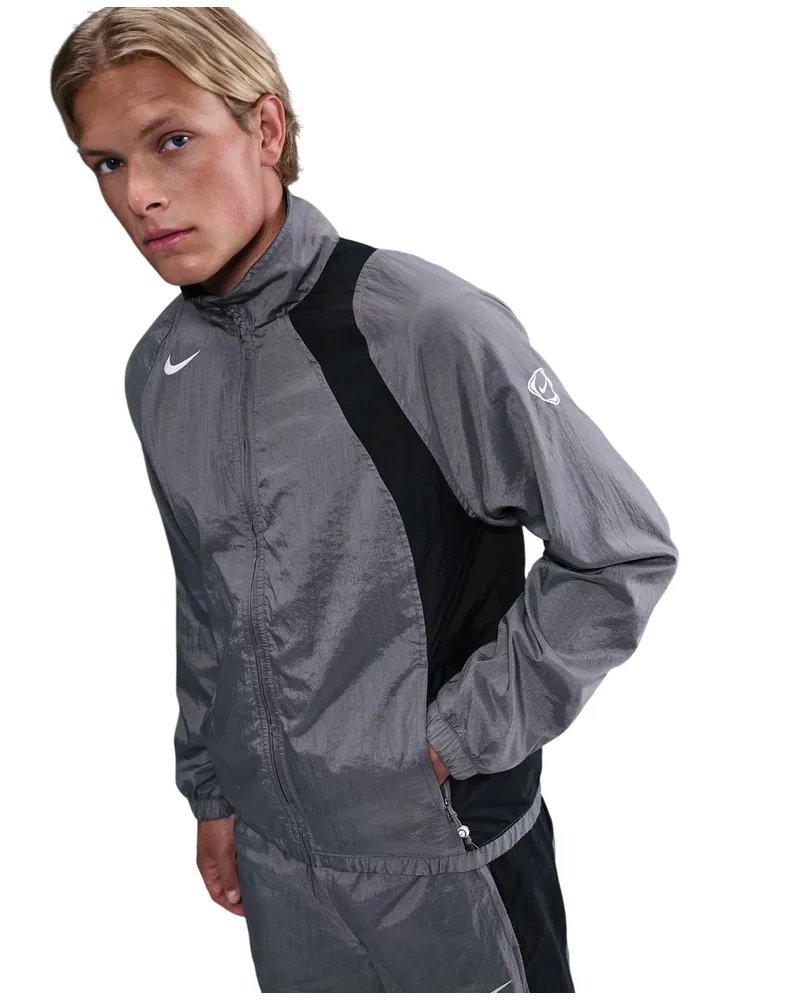 Nike Total 90" Trainingsjacke für Herren, wasserabweisend (Hellgrau Grau