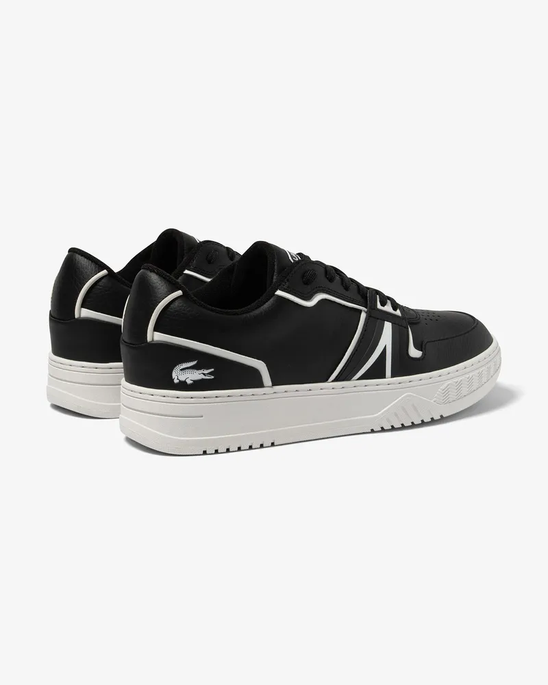 Lacoste Herren  L001 Sneakers in Schwarz-Weiß Schwarz