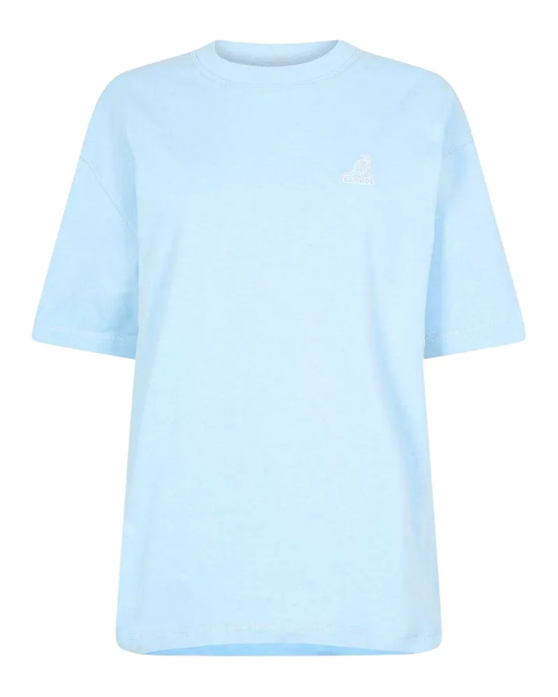 Kangol T-Shirt für Damen, Übergroß (Blau Blau