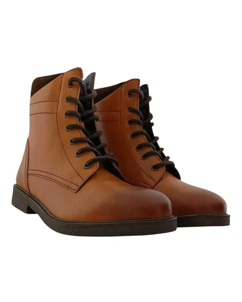 Firetrap Mystic" Stiefeletten für Damen, Leder (Dunkelbraun Cognac