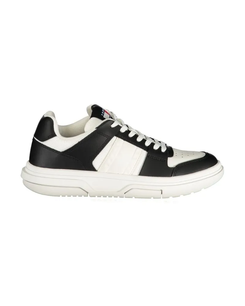 Tommy Hilfiger Herren Leder Lowtop Sneaker Weiß