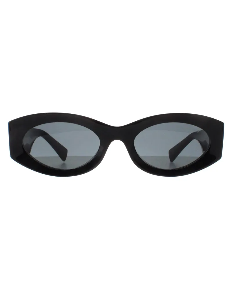 Miu Miu MU11WS 1AB5S0 schwarz dunkelgrau Sonnenbrille Schwarz