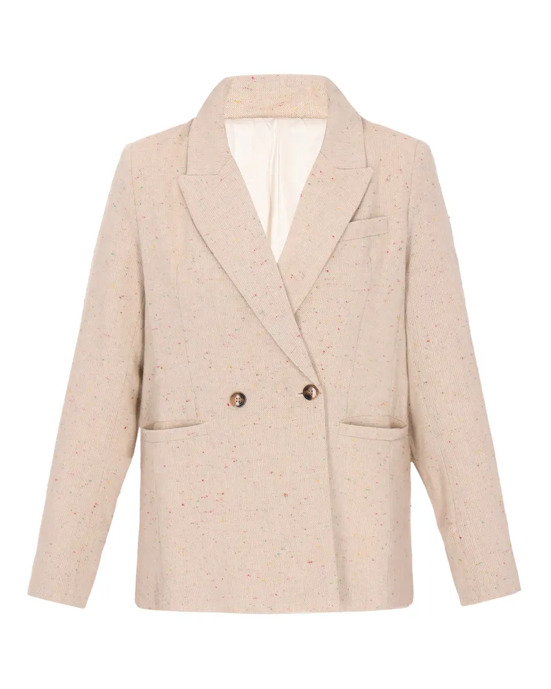 Usha Jacke Frauen Hellbeige Melange Beige