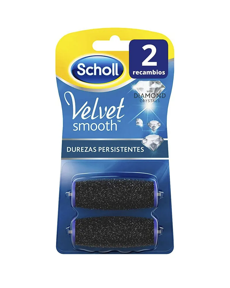 Scholl Velvet Smooth Feile Für Hartnäckige Hornhaut, Nachfüllung 2 Einheiten 