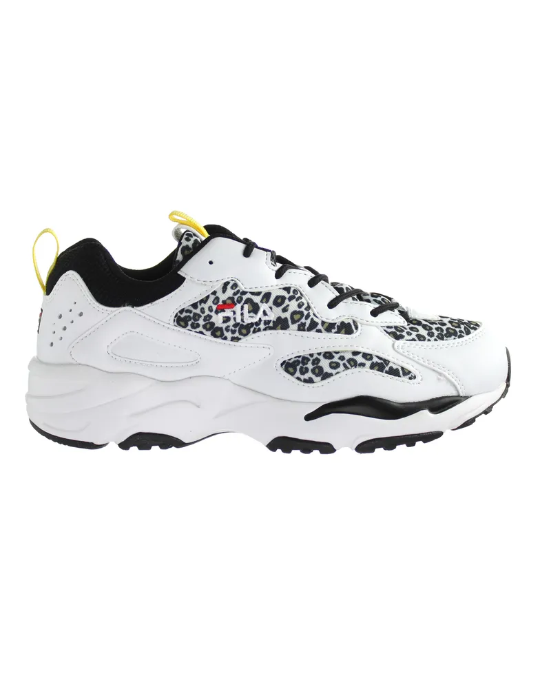 Fila Ray Tracer Womens White/Black Trainer Mehrfarbig