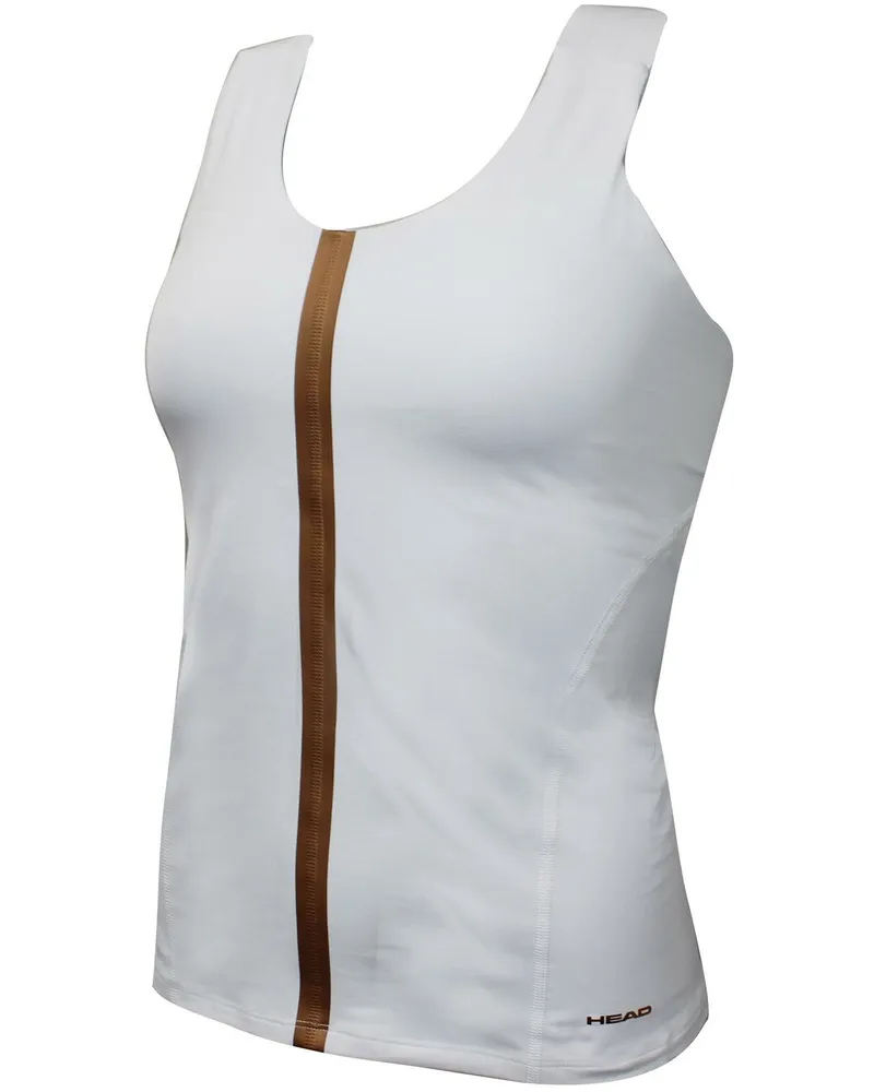 Head Kopftennis Womens White Tank Top Weiß