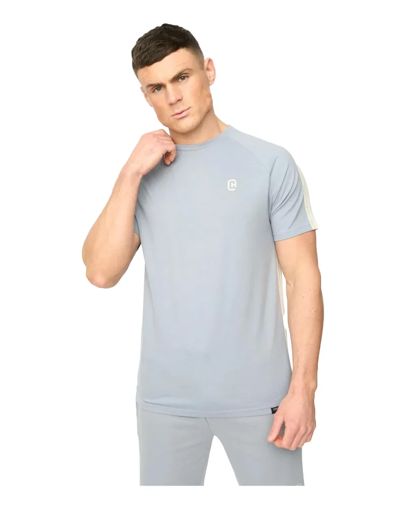CrossHatch Cresswill" T-Shirt für Herren (Stahlblau Blau