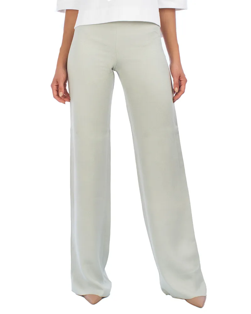 Emporio Armani Palazzo-Hose 5NP01T Damen Grau
